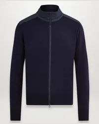 Belstaff Kelby Cardigan Mit Reißverschluss für Herren Merino Wool Washed