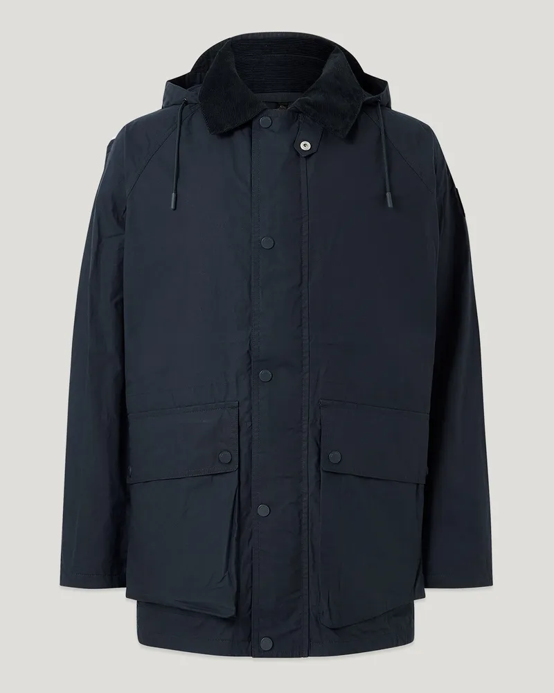 Belstaff Incline Parka für Herren Dry Waxed Cotton Dunkles Dunkelblau 2XL 