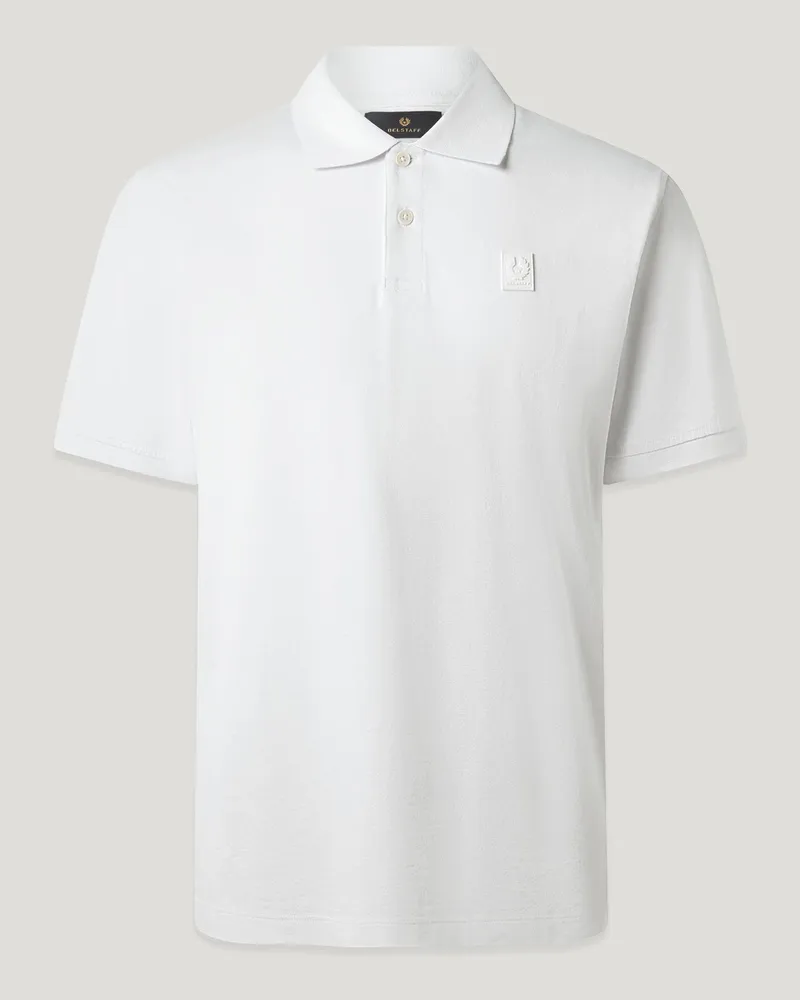 Belstaff Steel Polo für Herren Cotton Jersey White 4XL 