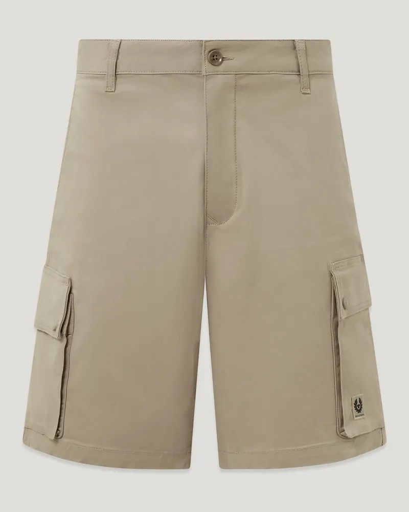 Belstaff Route Cargoshorts für Herren Cotton Twill Dunkelbraun Dunkles