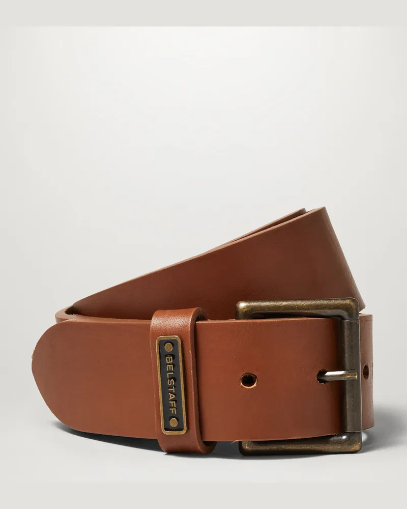 Belstaff Ledger Gürtel Calf Leather Kastanienbraun Kastanienbraun