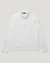 Belstaff Challenger Langarm-poloshirt für Herren Stretch Cotton  L White