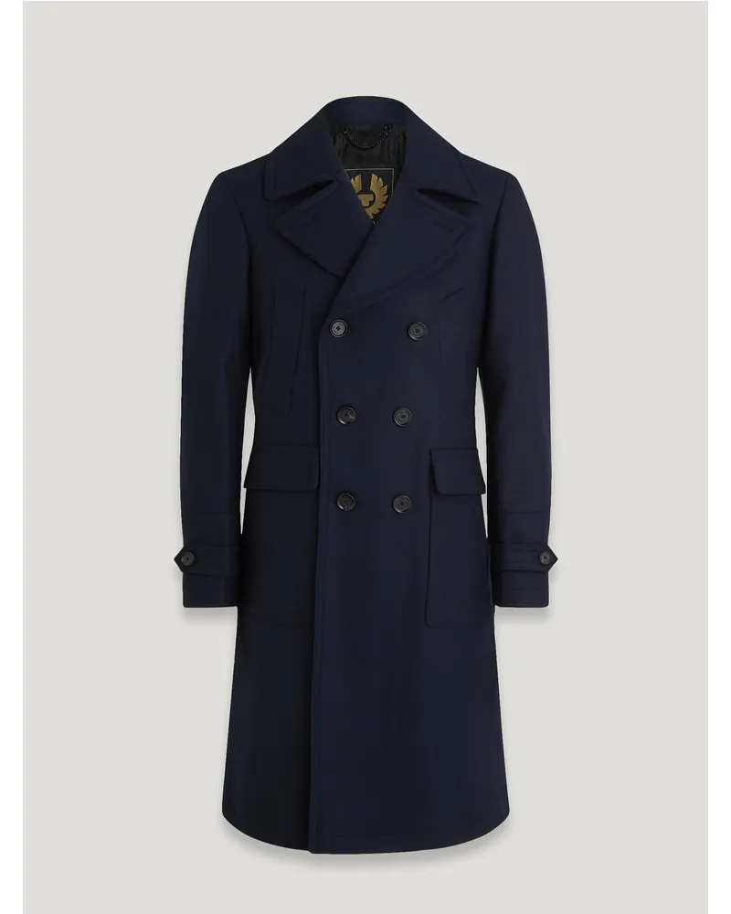 Belstaff Milford Mantel für Herren Wool Cashmere Blend Tintenblau Tintenblau