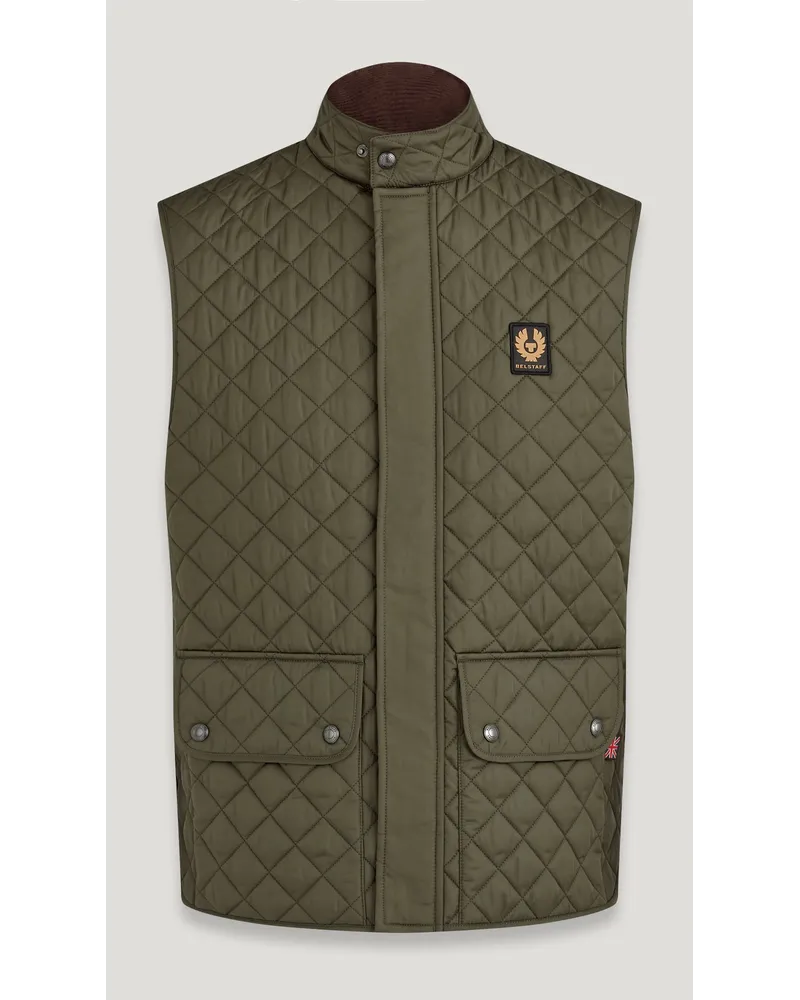 Belstaff Icon Steppweste für Herren Quilted Recycled Nylon  60 Faded