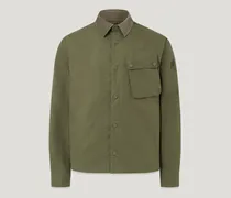 Ground Jacke für Herren Dry Waxed Cotton Olivgrün