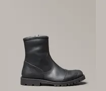 Duration Motorradstiefel für Herren Grain Leather Schwarz