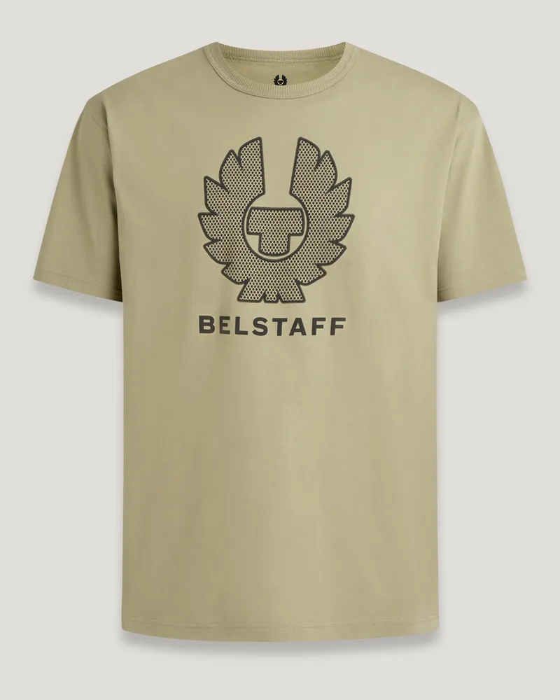 Belstaff Hex Phoenix T-shirt für Herren Heavy Cotton Jersey  M Aloe