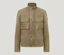 Racemaster Air Jacke für Herren Hand Waxed Leather Dunkelbraun