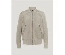 Continental Bomberjacke für Herren Nappa Backed Suede Verwaschenes Sandbraun