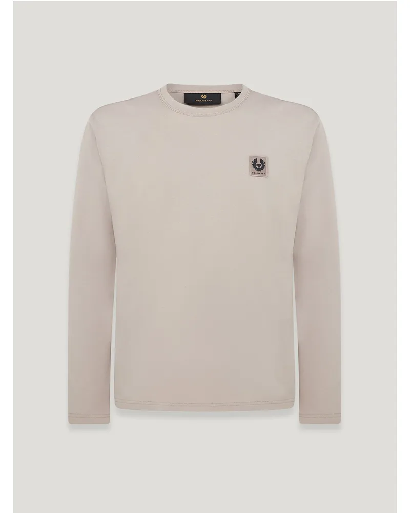 Belstaff Langarm-t-shirt für Herren Cotton Jersey Bimssteingrau Bimssteingrau