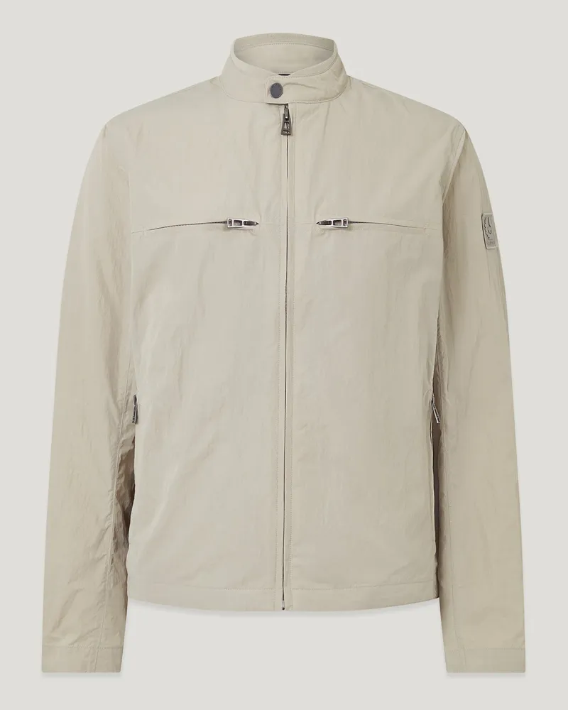 Belstaff Grid Jacke für Herren Alpha Nylon Dunkelbraun S 