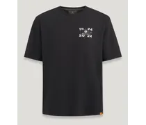 Centenary T-shirt Mit Doppellogo für Herren Cotton Jersey  L