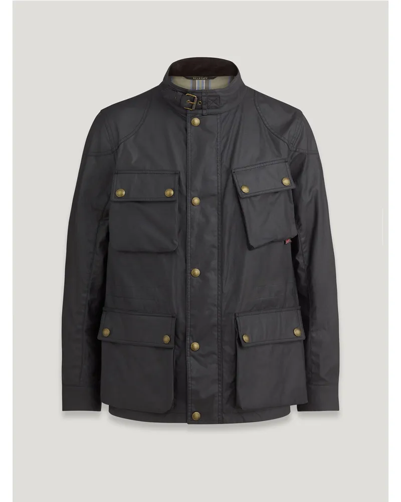 Belstaff Fieldmaster Jacke für Herren Waxed Cotton Schwarz Schwarz