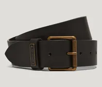 Ledger Gürtel Calf Leather Schwarz