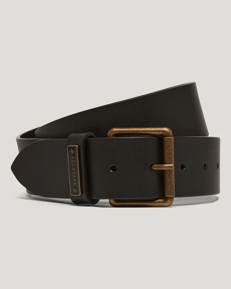 Belstaff Ledger Gürtel Calf Leather Schwarz Schwarz