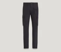Trialmaster Cargohose für Herren Cotton Blend Gabardine Schwarz