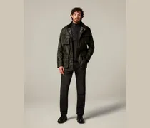 Trailmaster Ikonnen Jacke für Herren Waxed Cotton Grün