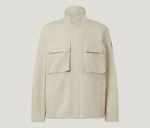 Hayfield Jacke für Herren Garment Dye Cotton Linen Weiß