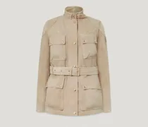 Trialmaster Panther Jacke für Damen Lightweight Suede Dunkles Dünenbeige