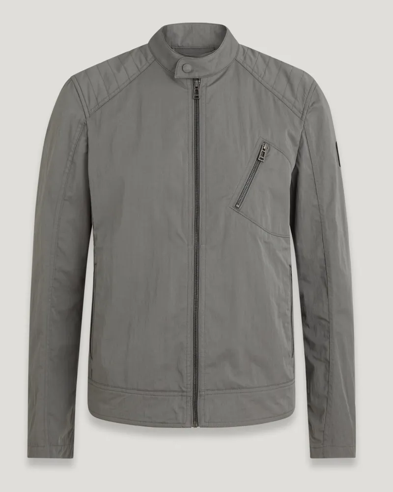 Belstaff V Racer Jacke für Herren Cotton Gabardine Gunmetal