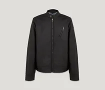 Sideline Jacke für Herren Waxed Cotton Schwarz