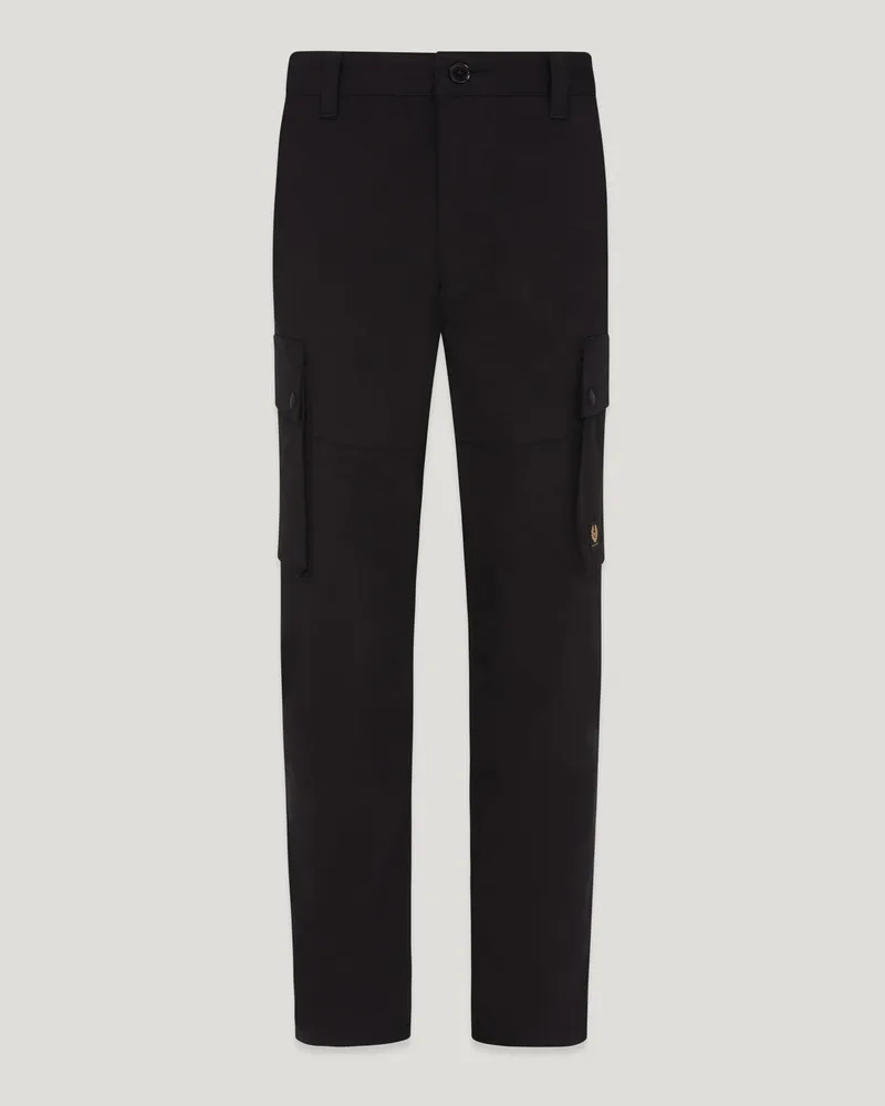 Belstaff Route Cargohose für Herren Cotton Twill Schwarz EU 33 