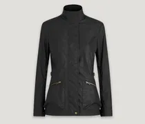 Madeline Jacke für Damen Waxed Cotton Schwarz