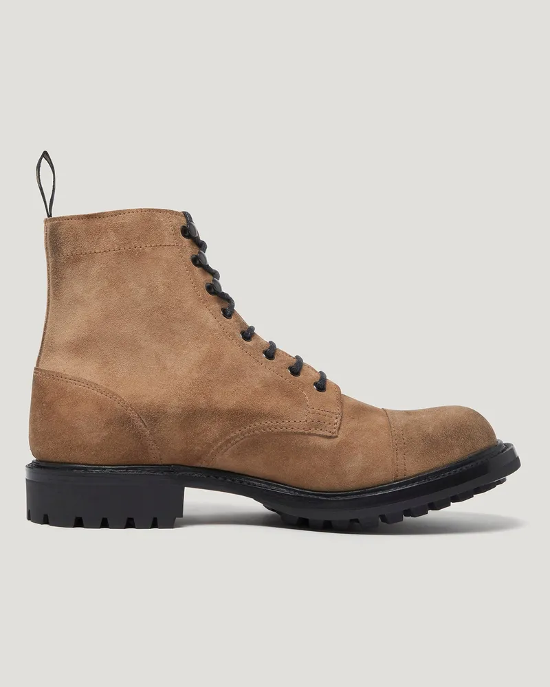 Belstaff Service Stiefel Nr. 2 für Herren Waxed Suede Braun Braun