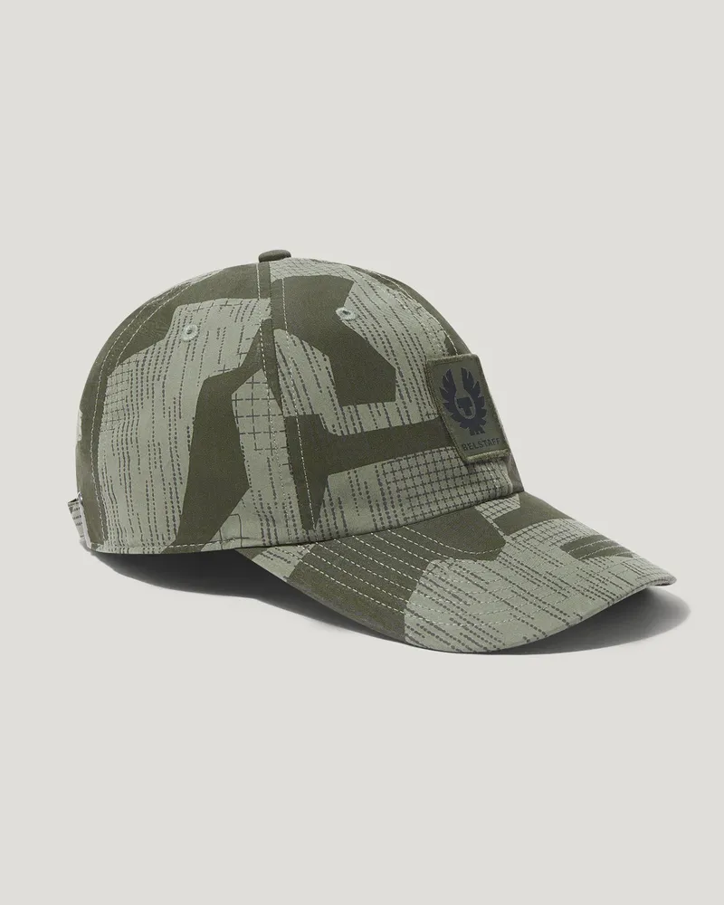 Belstaff Kappe Mit Phönix-aufnäher Terrain Camo Militärgrün Militärgrün