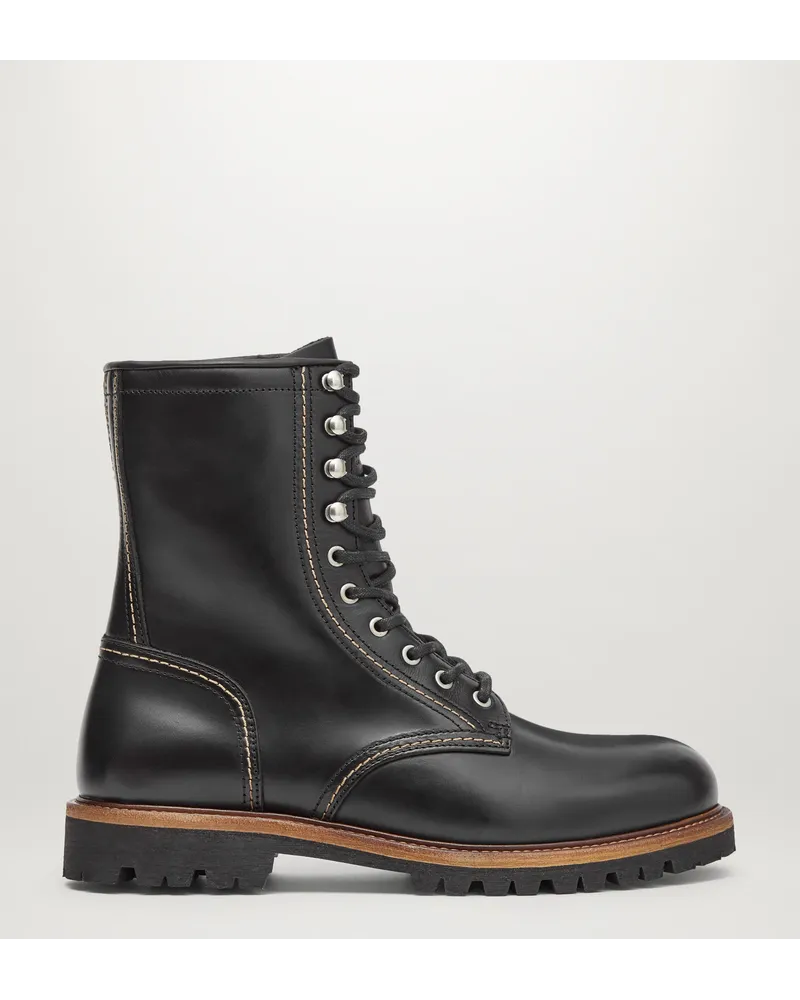 Belstaff Marshall Schnürstiefel für Herren Oiled Leather Black