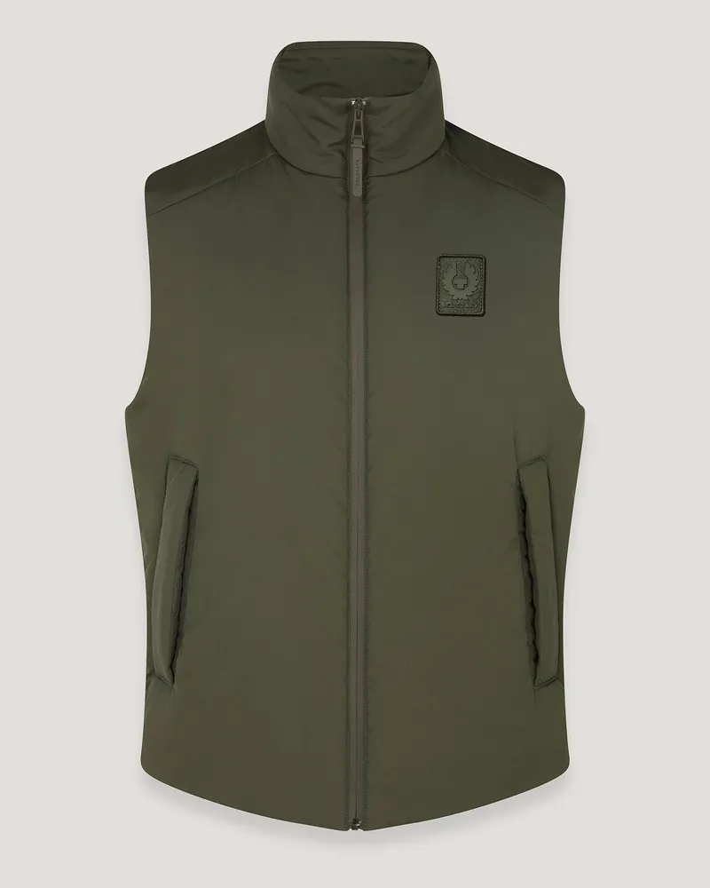 Belstaff Source Weste für Herren Source Primaloft Verblasstes Olivgrün Verblasstes