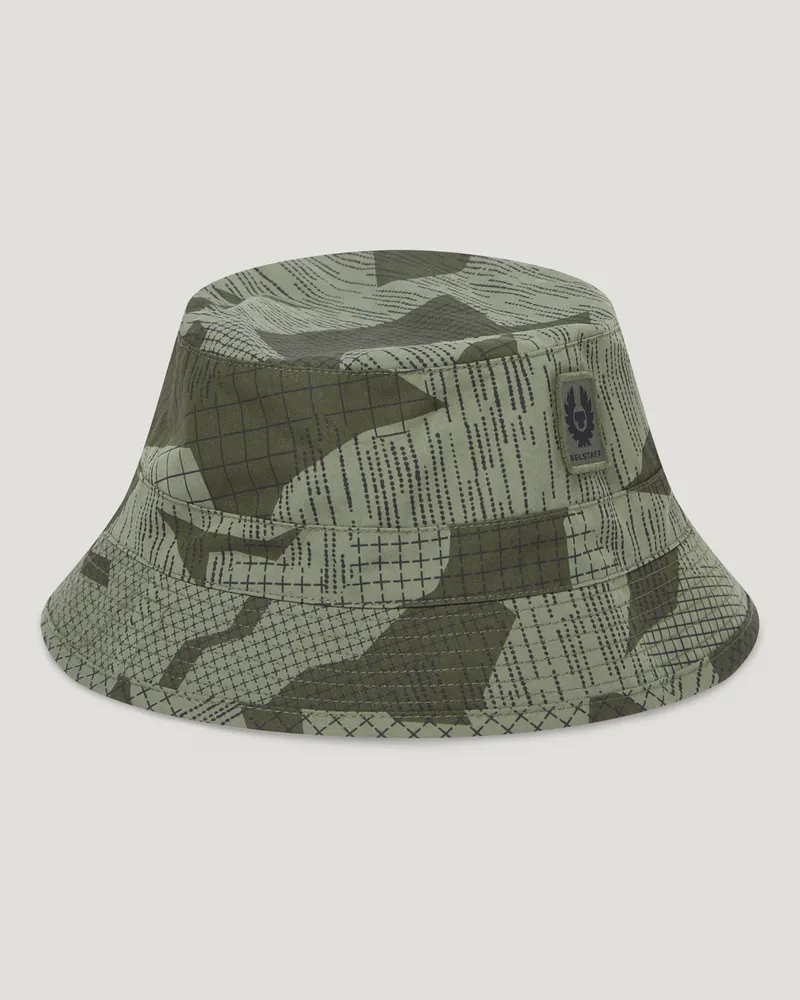Belstaff Military Fischerhut Terrain Camo Militärgrün Militärgrün