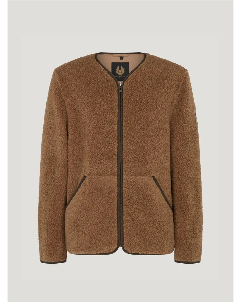 Belstaff Centenary Fleecejacke für Herren Storm Fleece British Khaki British