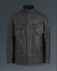 Belstaff Stealth Crosby Motorradjacke Waxed Cotton Black