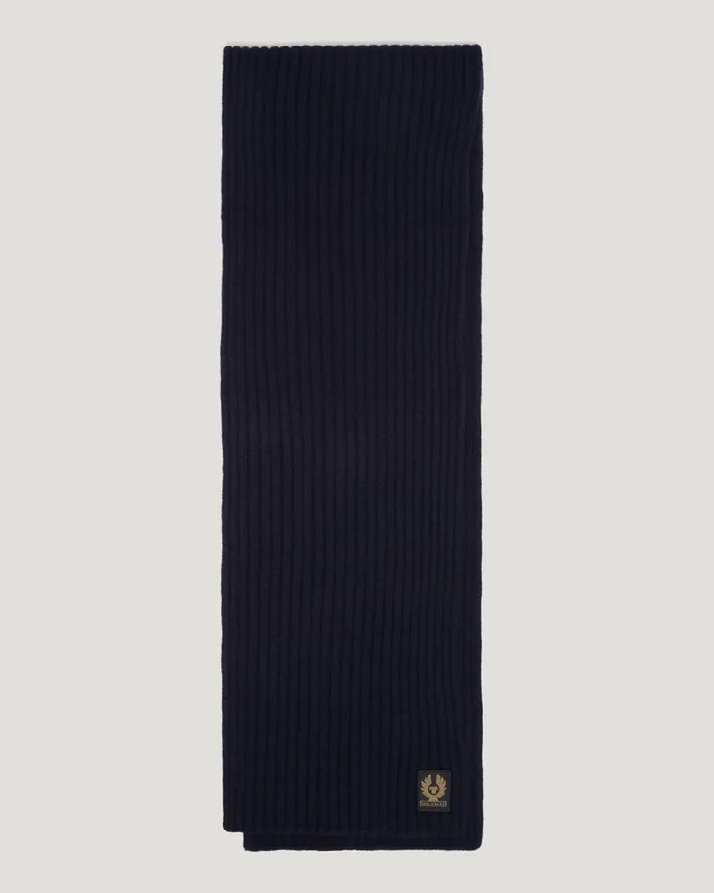 Belstaff Watch Schal für Herren Lambswool Marine One Size 