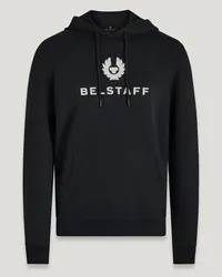 Belstaff Signature Hoodie für Herren Cotton Fleece  L Black