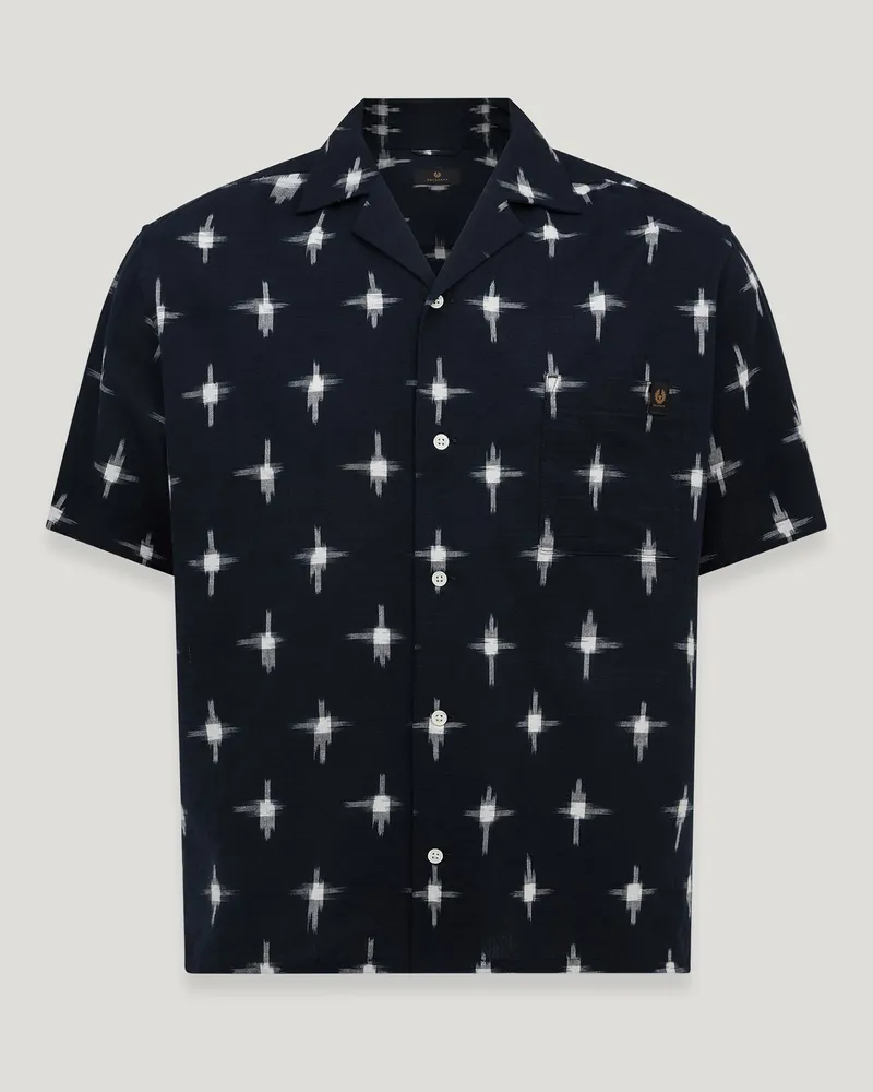 Belstaff Tide Hemd für Herren Cotton Dunkles Tintenblau/Natur Dunkles