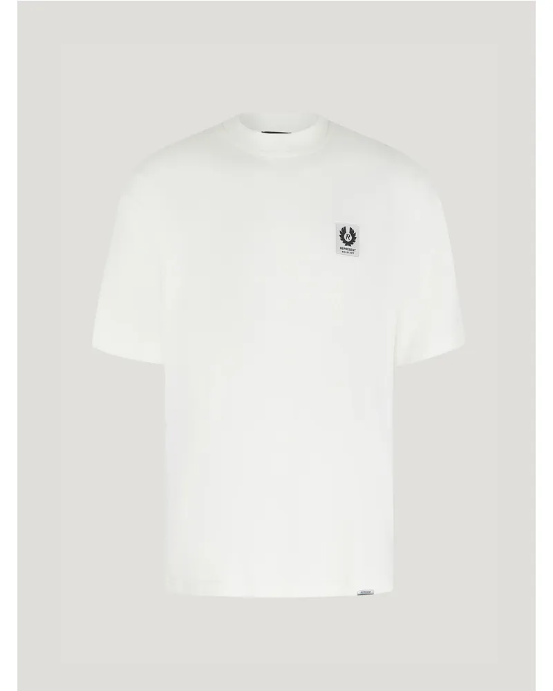 Belstaff X Represent T-shirt Mit Aufnäher für Herren Cotton Jersey Weiß Weiß