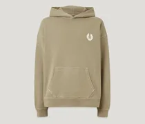 Competition Hoodie für Herren Heavyweight Cotton Fleece Dunkelbraun