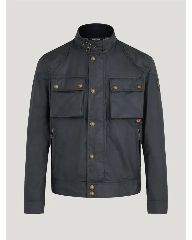 Belstaff Racemaster Jacke für Herren Waxed Cotton Marine 56 