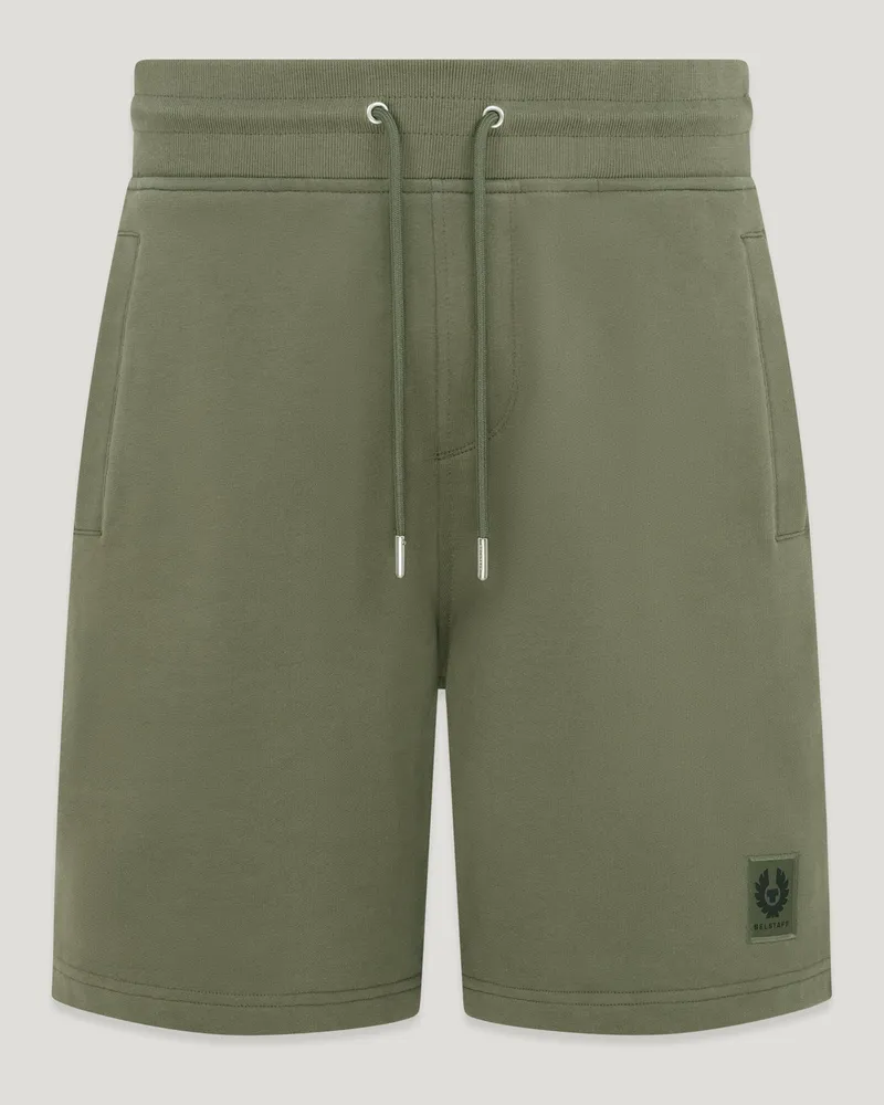 Belstaff Sweatshorts für Herren Cotton Fleece S MilitäRgrüN