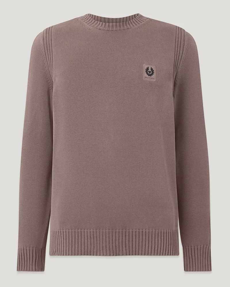 Belstaff Watch Light Pullover für Herren Fade-out Garment Dye Cotton Dunkelgrau M 