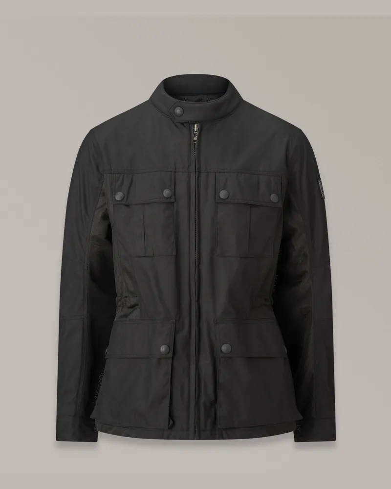 Belstaff Airflow Jacke für Herren Technical Nylon Schwarz Schwarz