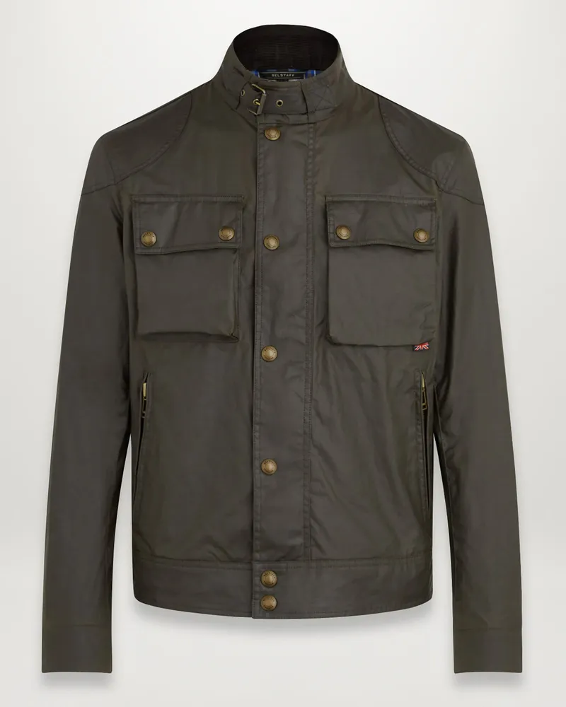 Belstaff Racemaster Jacke für Herren Waxed Cotton Faded