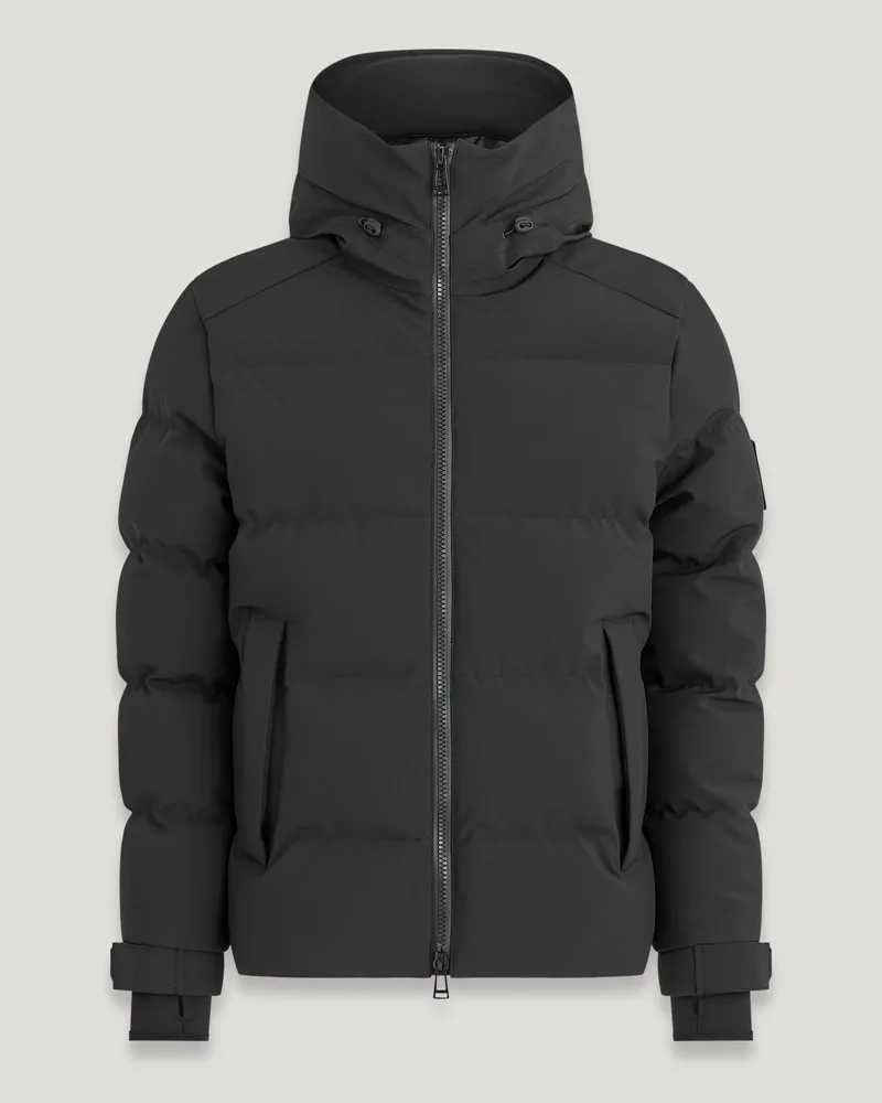 Belstaff Pulse Jacke für Herren 3-Layer Stretch Down Schwarz Schwarz