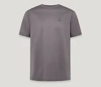 Steel T-shirt für Herren Mercerised Cotton Hell-/mittelgrau