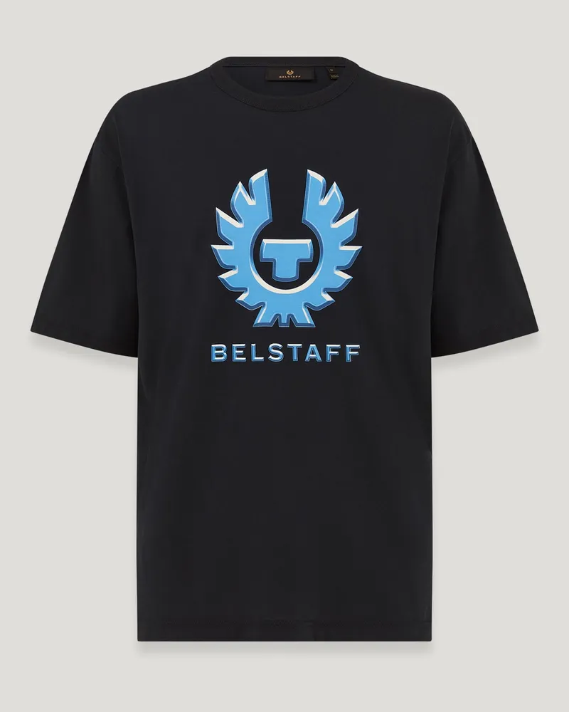 Belstaff Liquify Grafik-t-shirt für Herren Cotton Jersey Dunkles Tintenblau Dunkles