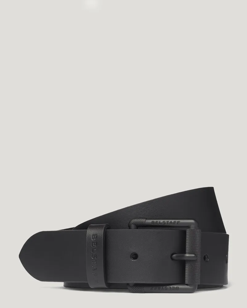 Belstaff Roller Buckle Gürtel für Herren Calf Leather Schwarz S 