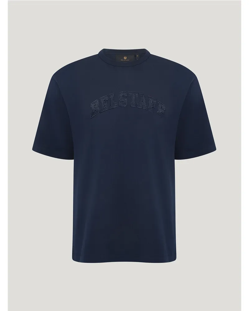 Belstaff Training T-shirt für Herren Cotton Jersey Dunkles Tintenblau Dunkles