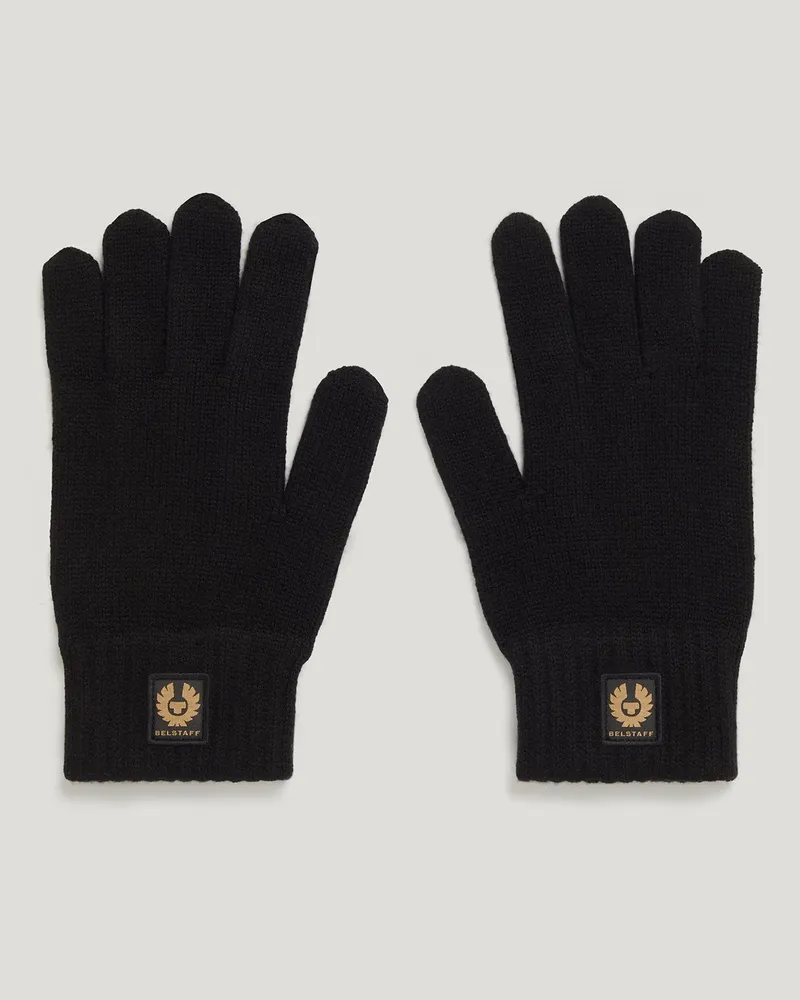 Belstaff Watch Handschuhe Unisex's Wool Cashmere Blend Schwarz One Size 